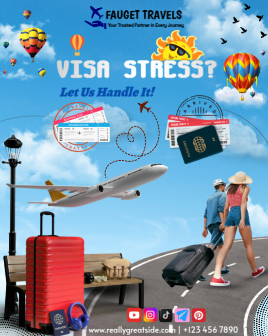 Tour and Travel Promotion Template | PosterMyWall