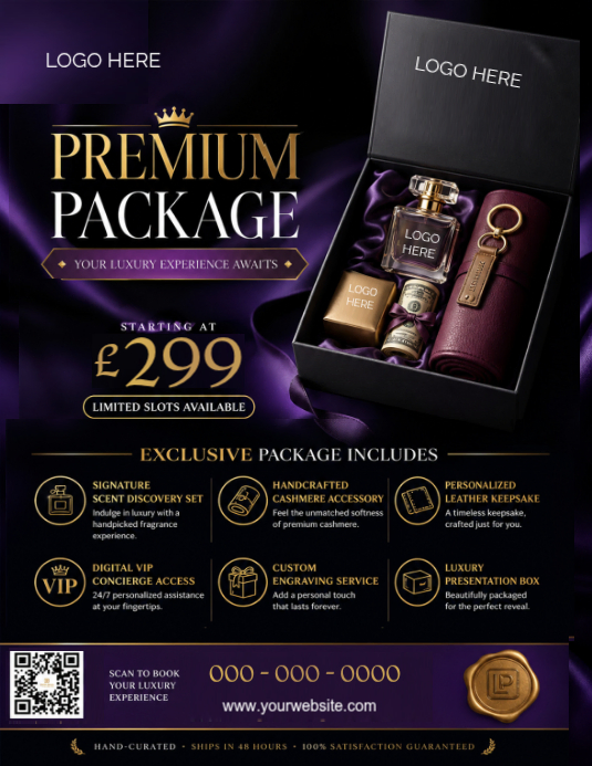 Promotion Package Luxury Package Promotion Flyers Template | PosterMyWall