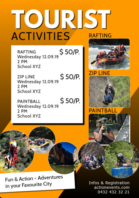 Tourist Tourism Offer Activity Events Group Template | PosterMyWall