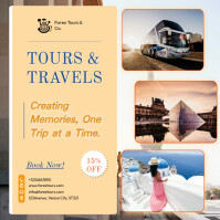 Tours & Travel Instagram Post template