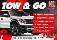 Tow & go – quick response, anytime A4 template