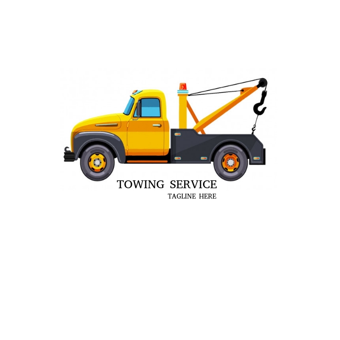 Towing Service Logo Logotipo template