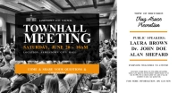 Town Hall Meeting Facebook Shared Image template