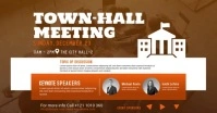 Townhall Meeting Изображение, которым поделились на Facebook template