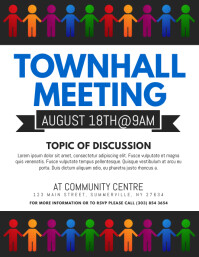 270 Townhall Meeting Customizable Design Templates