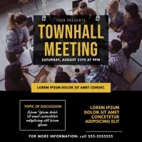 Townhall Meeting Video Template Square (1:1)