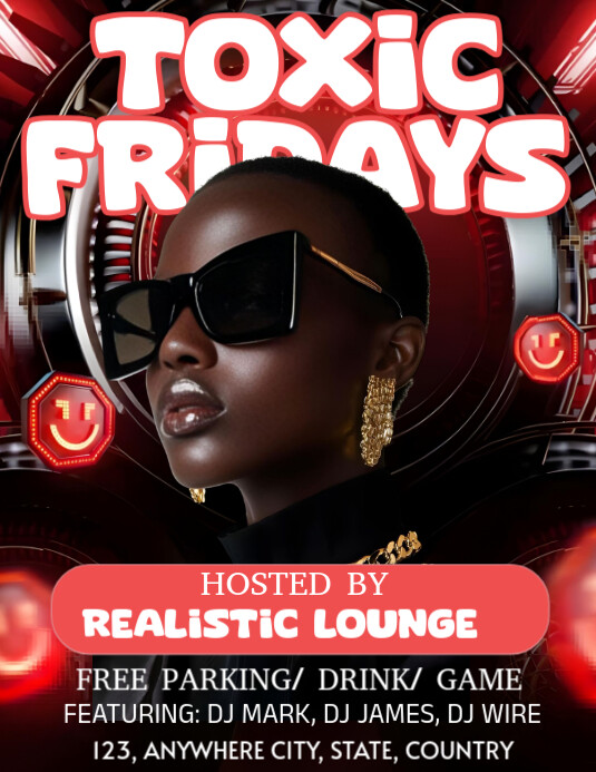 Copy of Toxic Friday | PosterMyWall