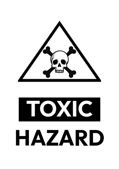 Toxic hazard sign Template | PosterMyWall