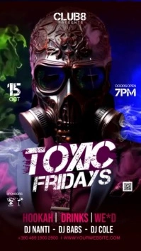 toxic party Instagram Story template