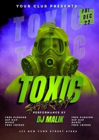 Toxic Dance Event Template | PosterMyWall