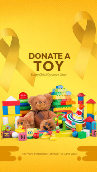 Toy Add toy drive instagram story Template | PosterMyWall