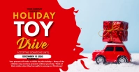 Toy drive,Christmas, Christmas sale,event Facebook Shared Image template