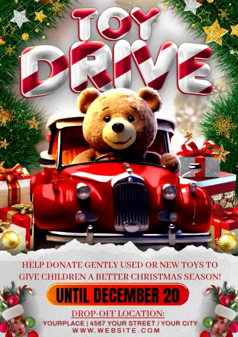 toy drive Template | PosterMyWall