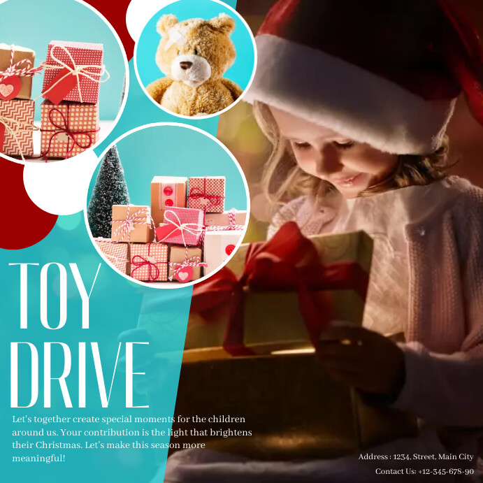 Toy Drive Template PosterMyWall
