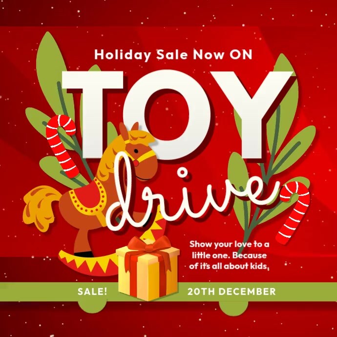 Toy Drive Square (1:1) template