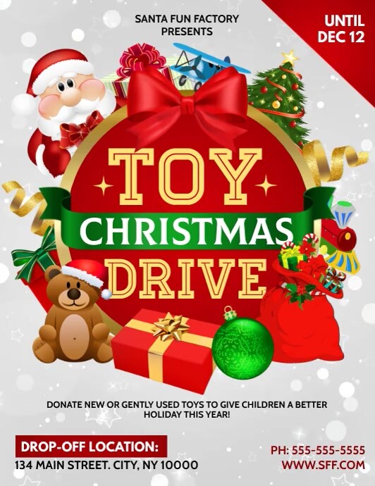 Toys For Tots Flyer Template