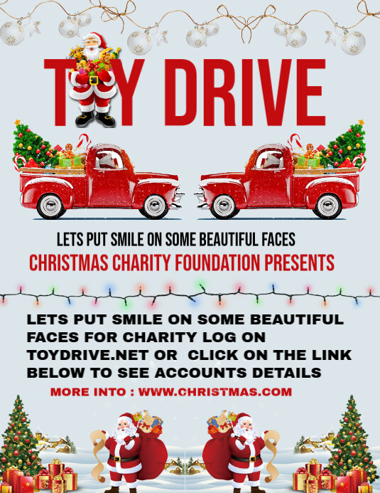Toy drive Template | PosterMyWall