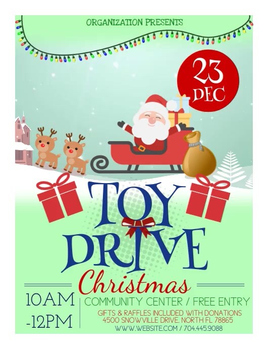 Toy Drive Template PosterMyWall