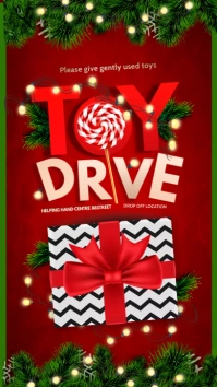 toy drive Instagram Story template