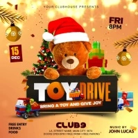 toy drive Instagram Post template