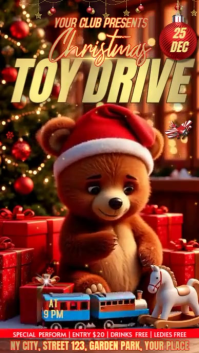 Toy Drive Display template