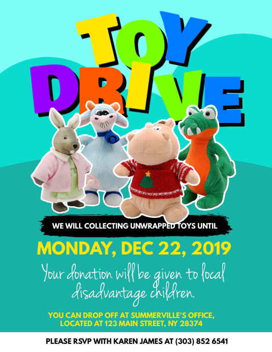 2.17K+ Free Toy Drive Flyer Templates PosterMyWall