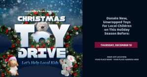Toy Drive Facebook Shared Image template