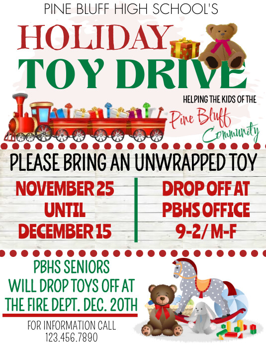 toy drive flyer Template PosterMyWall toy drive flyer Template PosterMyWall
