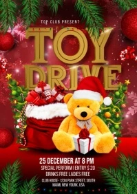Toy Drive Flyer A1 template