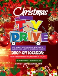 Toy Drive Flyer Template PosterMyWall