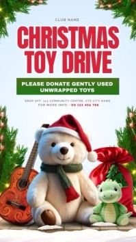 toy drive instagram story template