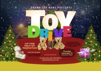 Toy Drive Postcard Postal template