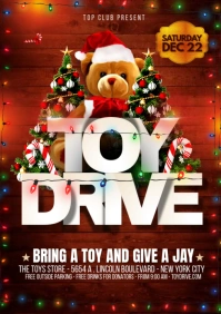 Toy Drive poster A1 template