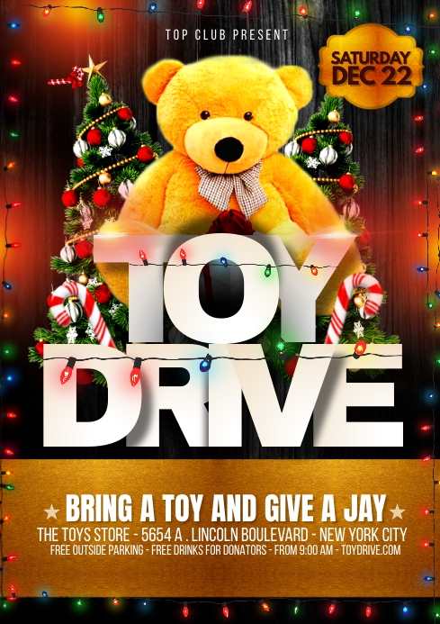 Toy Drive Poster PosterMyWall
