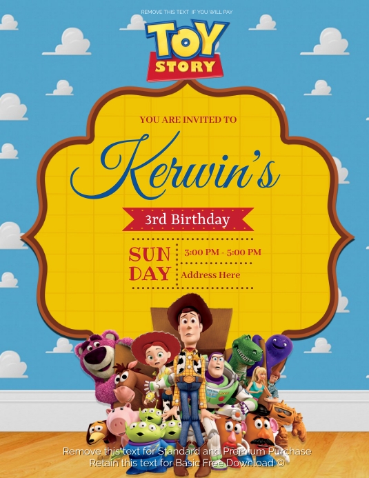 Toy Story Template PosterMyWall