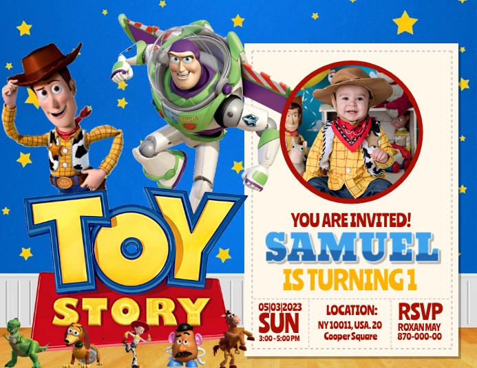 Toy Story Template PosterMyWall
