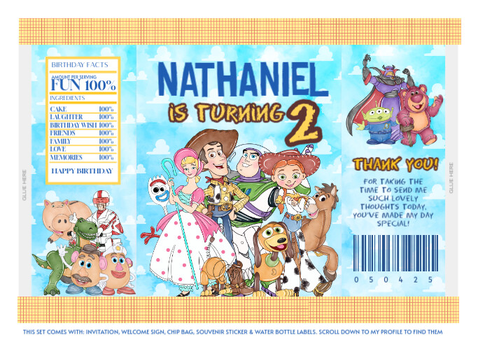 Toy Story A4 template