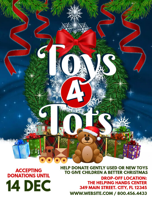 Toys 4 Tots Template PosterMyWall