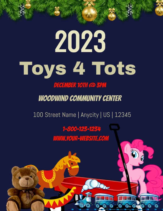 Toys 4 Tots Findraising Template PosterMyWall