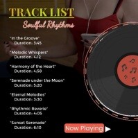 Tracklist Ranking Template Album Track List Template | PosterMyWall