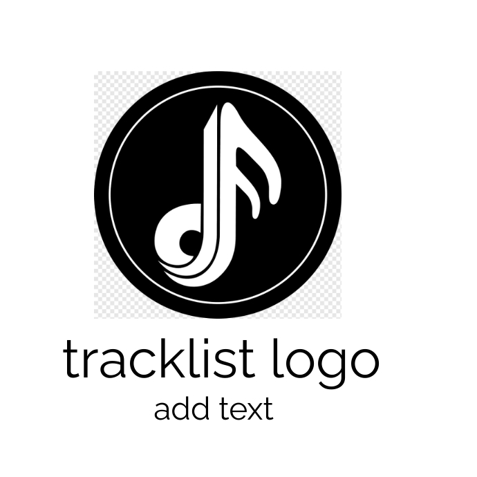 Plantilla de Tracklist logo design complete. | PosterMyWall