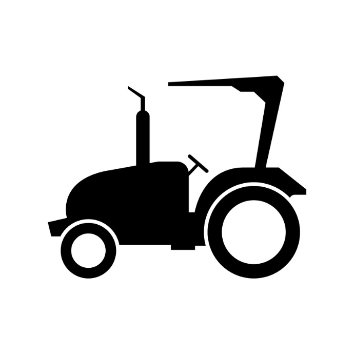 Tractor icon Logo template
