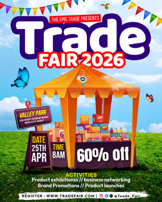 Trade Fair 2026 Template | PosterMyWall
