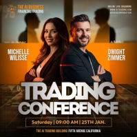 Trading Conference Instagram Post template