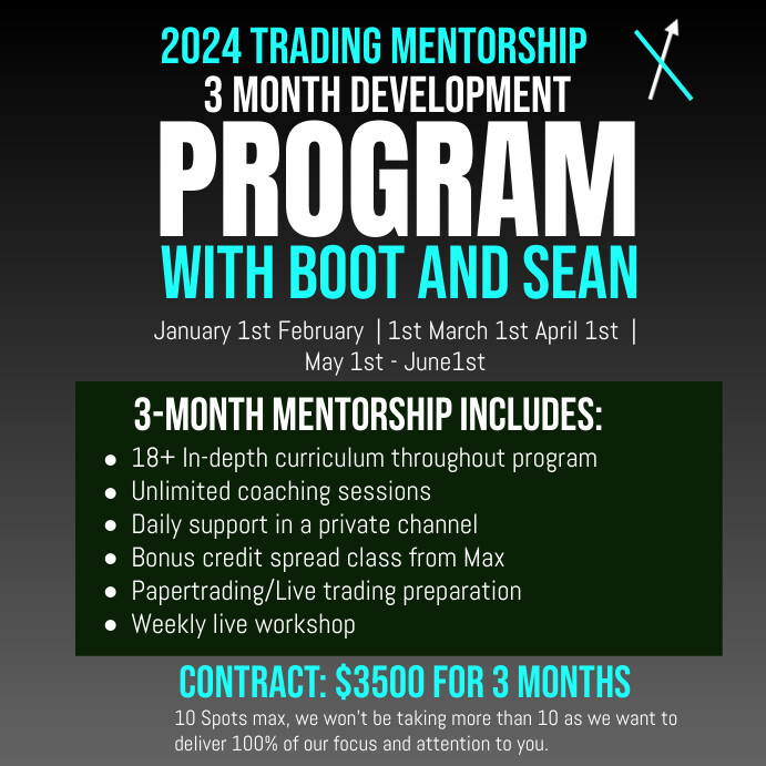Trading Mentorship flyer , Stock Market flyer Instagram Post template