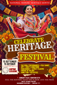 Rot Heritage Festival โปสเตอร์ Template