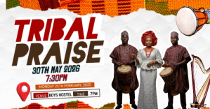 Traditional Tribal Praise Music Poster Facebook Shared Image template