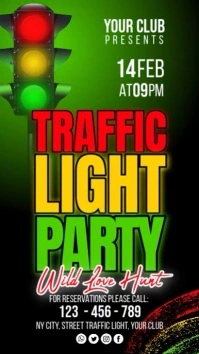 Traffic Bash Party Instagram Reel Instagram-Reel template