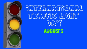 Purple International Traffic Light Day Digitale display Template