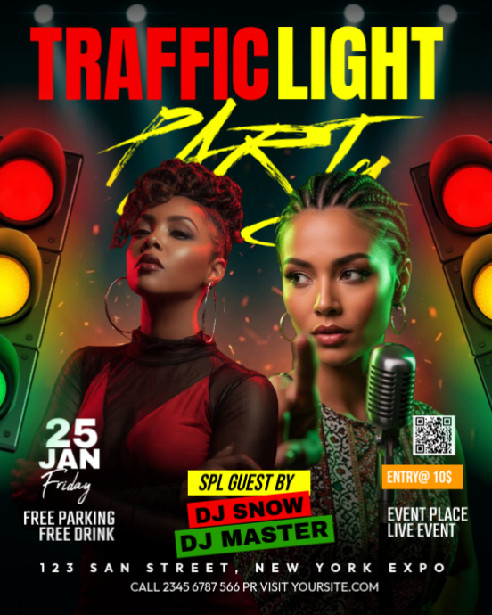 Party Event Instagram Portrait Template | PosterMyWall